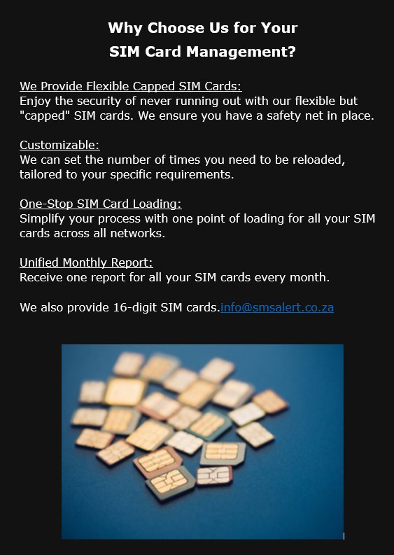 Cross SIM card Management system